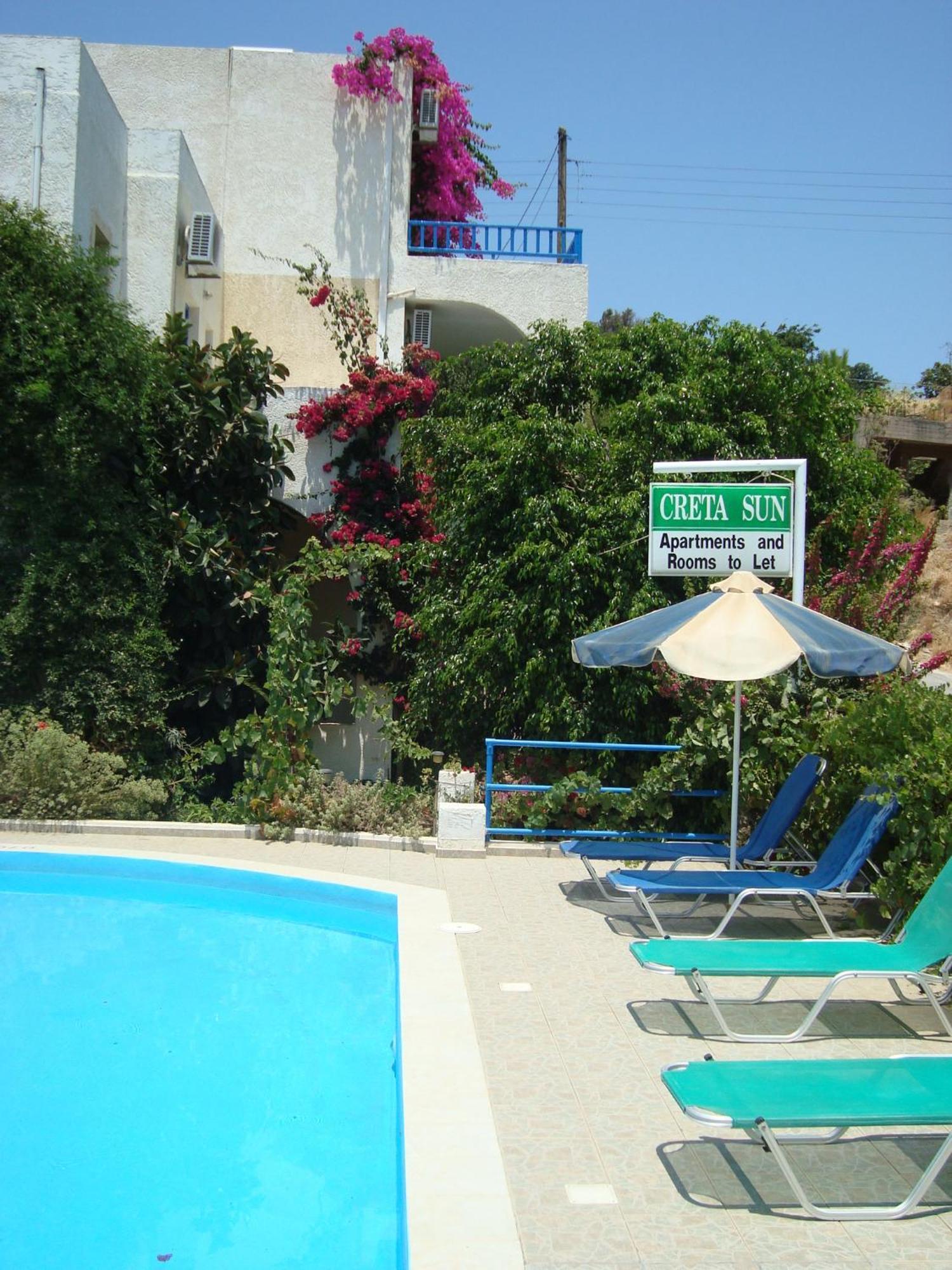 Creta Sun Hotel Studios Agia Pelagia  Luaran gambar